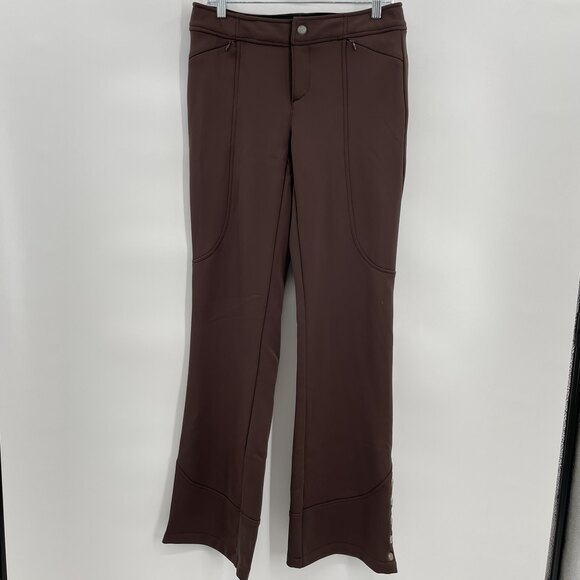 ATHLETA Snow Cruiser Brown Ski Snowboard Pants 38226 Size 8T Tall - Picture 1 of 8